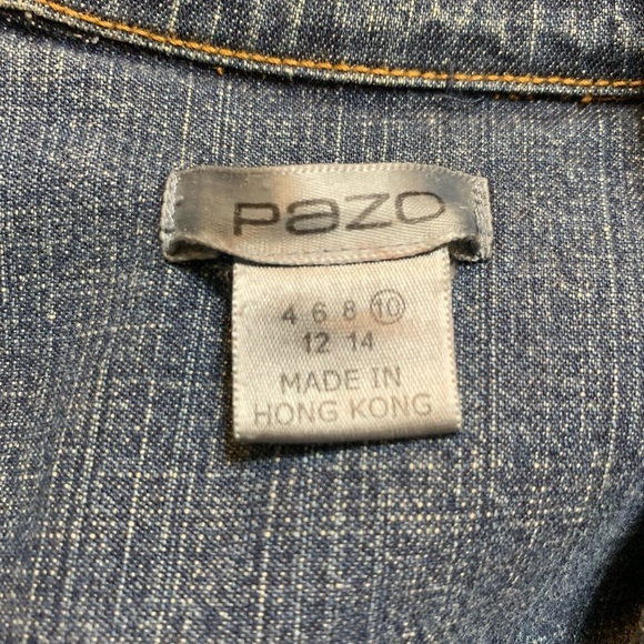 Pazo Vintage classic denim jacket, size 10 - Picture 5 of 6